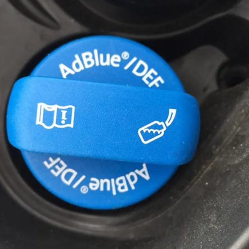 Close-up of AdBlue filler cap